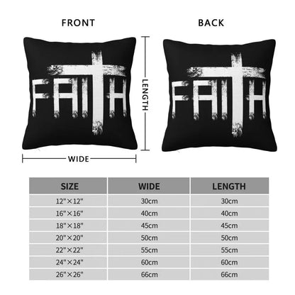 Modern Faith Meets Home Comfort: Jesus 'The Way, The Truth, The Life' Cushion Cover