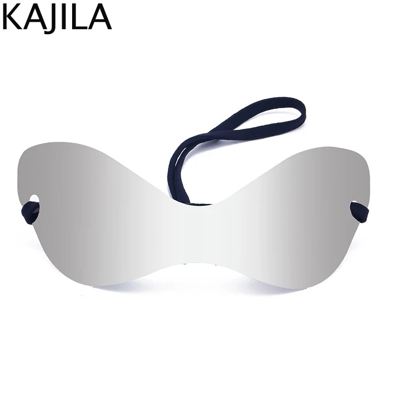 🕶️ Step Into the Future of Cool – Oversized Punk Rimless Y2K Sunglasses (2025 Edition)