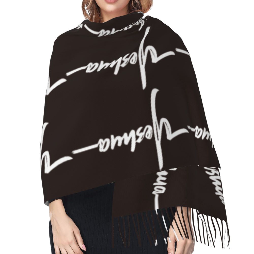 Stay Warm in Style: Jesus 'The Way, The Truth, The Life' Tassel Scarf