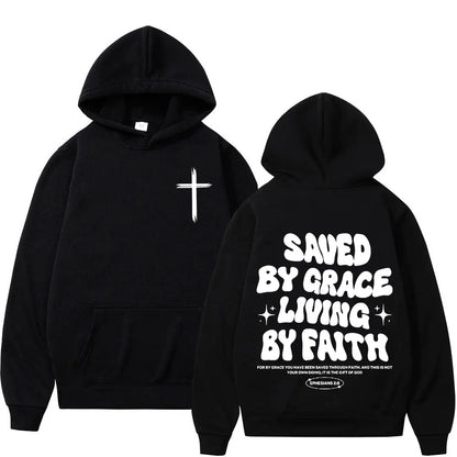 Faith Meets Fashion: Must-Have Jesus Bible Verse Hoodie for Your Y2K Wardrobe!"