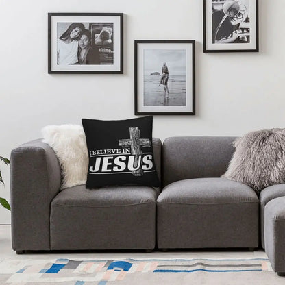 Modern Faith Meets Home Comfort: Jesus 'The Way, The Truth, The Life' Cushion Cover