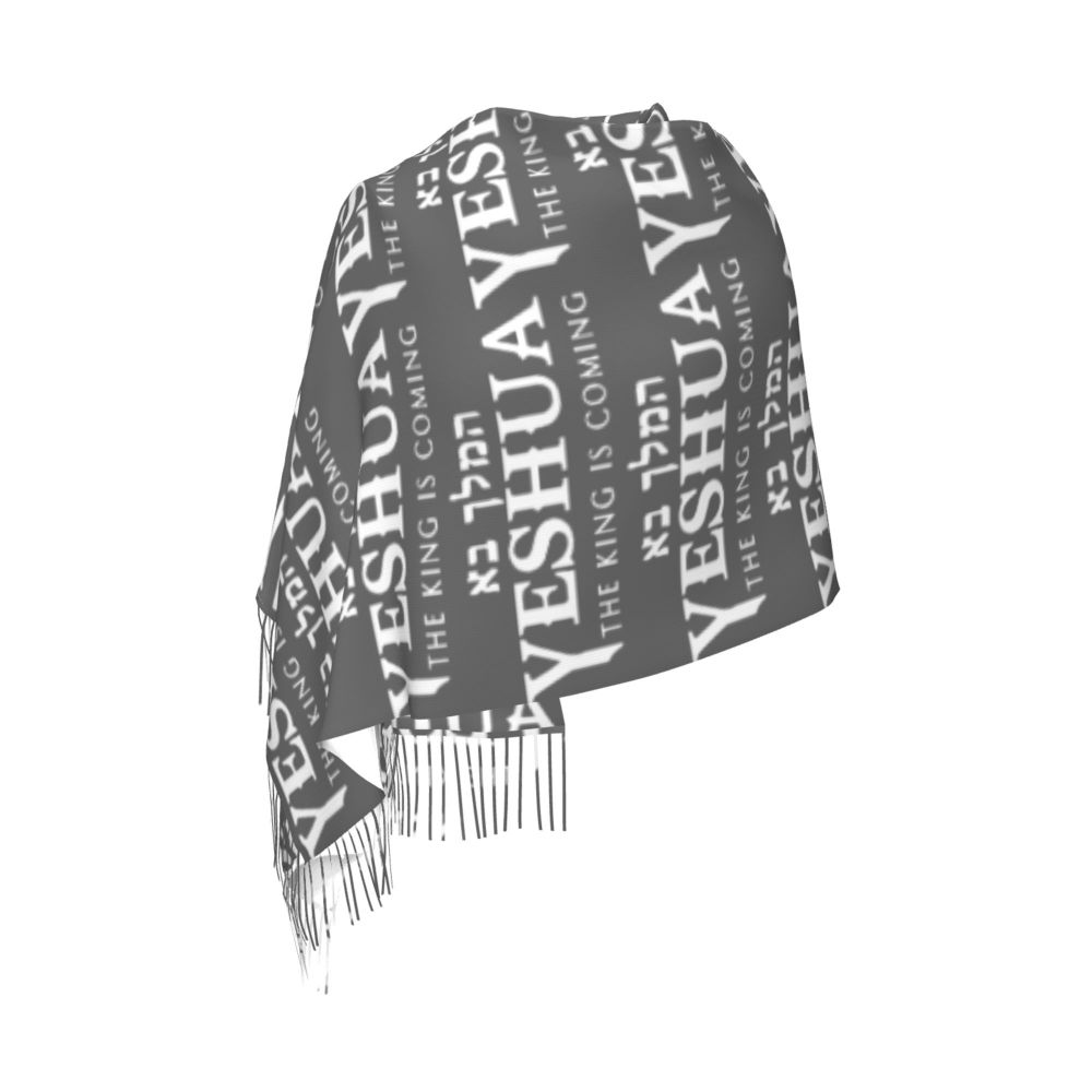 Stay Warm in Style: Jesus 'The Way, The Truth, The Life' Tassel Scarf