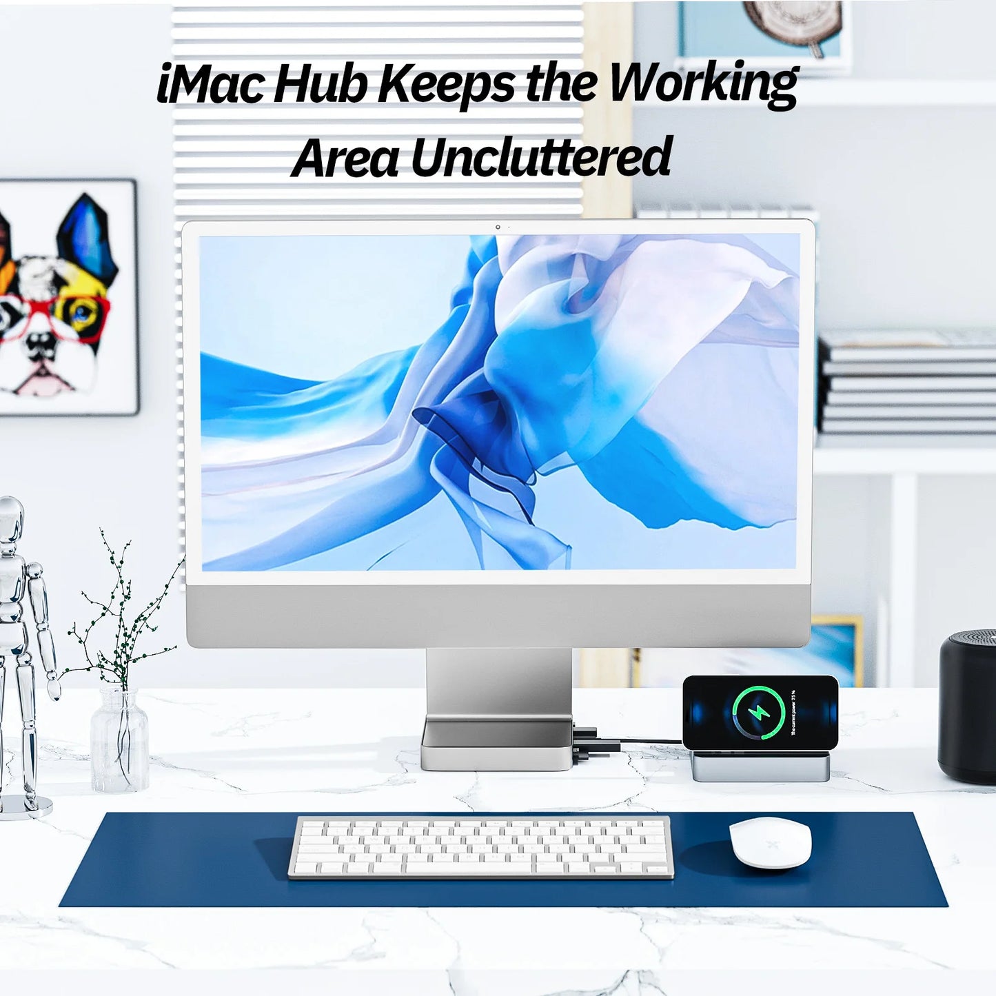 🚀 Supercharge Your iMac – Minisopuru USB-C Hub with SSD Support (2021–2024 Models)