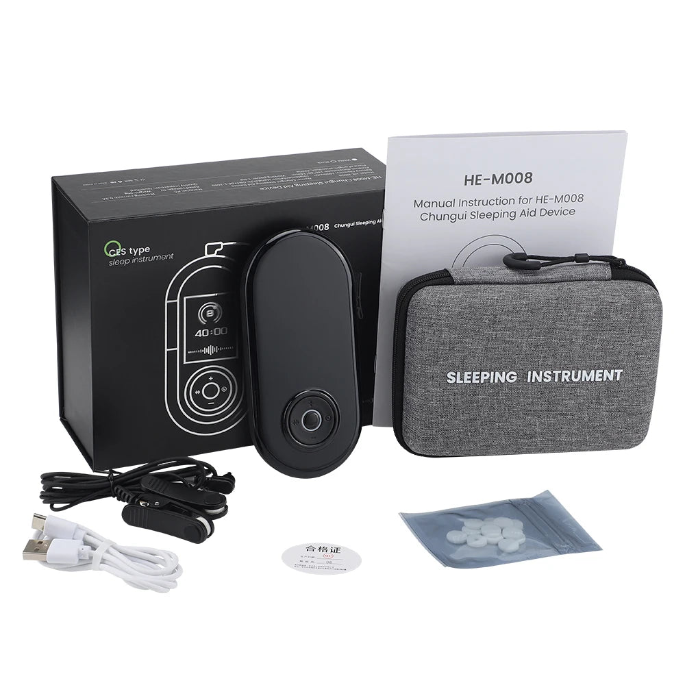 🌙 Sleep Better Tonight – CES Fast Sleep Aid Ear Clip for Anxiety, Migraine & Insomnia