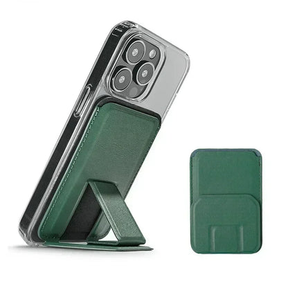 Strong Magnetic Leather Wallet for MagSafe – Premium iPhone Accessory with Card Holder &amp; Stand!