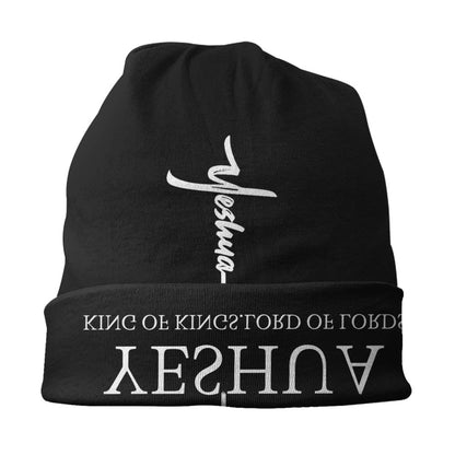 Custom Yeshua Jesus Christian Skullies Beanies Caps Unisex Winter Warm Knit Hat Adult Religion Faith Bonnet Hats Outdoor Ski Cap