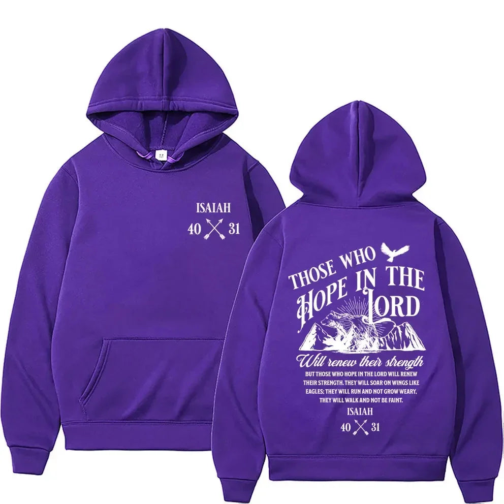 ✝️ Stay Warm in Faith – Y2K Jesus Letter Print Hoodie 🔥
