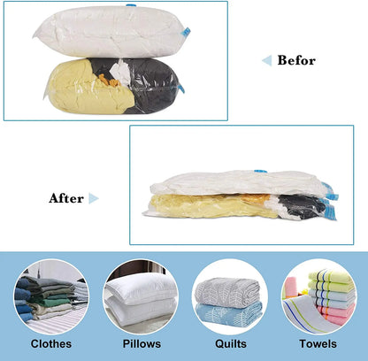 Vacuum Storage Bags Wardrobe Organizer Vacuum Seal Bag Space Saving Bags for Clothes Pillow Bedding Blanket Packaging Storager