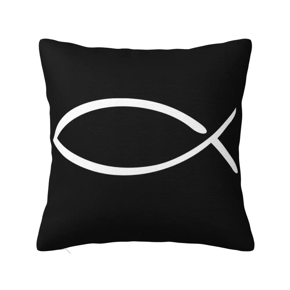 Modern Faith Meets Home Comfort: Jesus 'The Way, The Truth, The Life' Cushion Cover