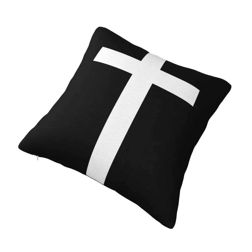 Modern Faith Meets Home Comfort: Jesus 'The Way, The Truth, The Life' Cushion Cover