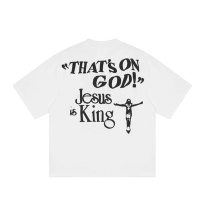 Must-Have Kanye West 'JESUS IS KING' T-Shirt – Limited Edition 1:1 Foam Print!