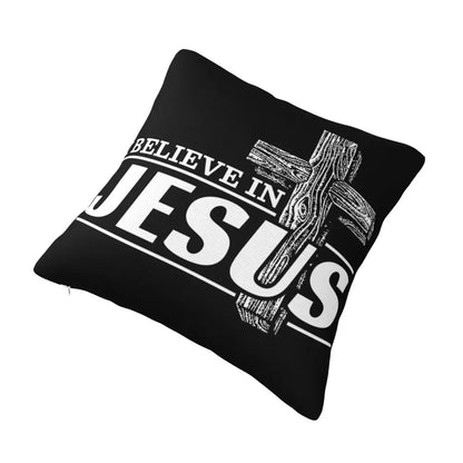 Modern Faith Meets Home Comfort: Jesus 'The Way, The Truth, The Life' Cushion Cover