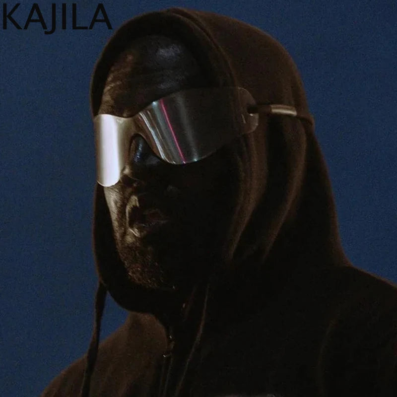 🕶️ Step Into the Future of Cool – Oversized Punk Rimless Y2K Sunglasses (2025 Edition)