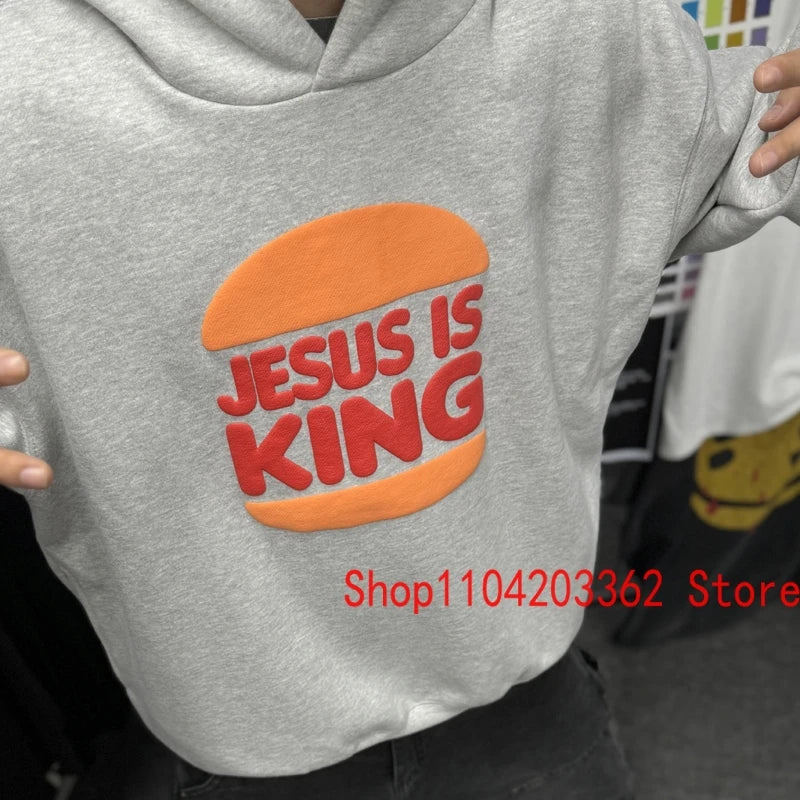 Limited Edition Kanye West 'JESUS IS KING' Hoodie – The Ultimate Hip-Hop Streetwear Flex!