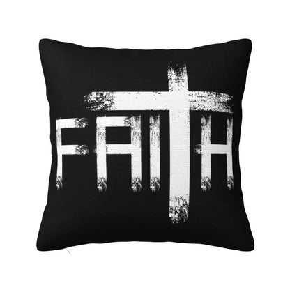 Modern Faith Meets Home Comfort: Jesus 'The Way, The Truth, The Life' Cushion Cover