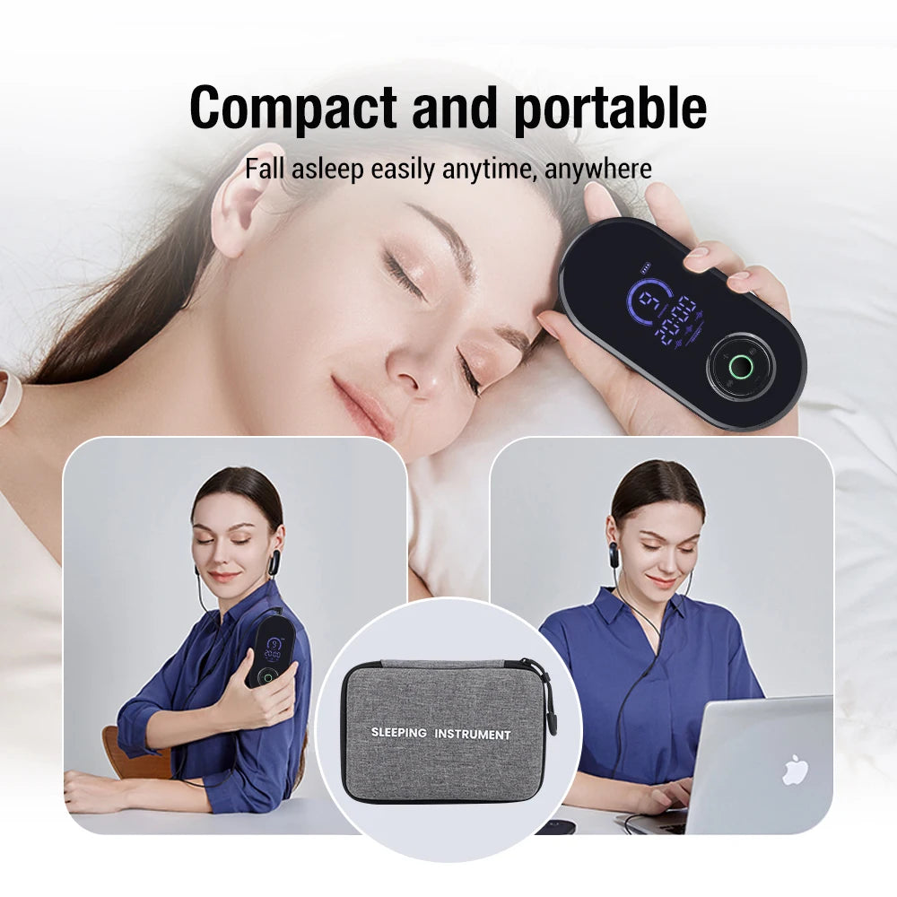 🌙 Sleep Better Tonight – CES Fast Sleep Aid Ear Clip for Anxiety, Migraine & Insomnia
