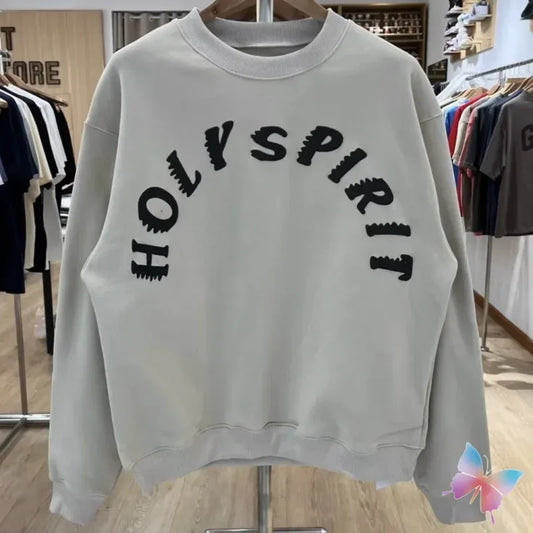 ❄️🔥 "Sunday Limit" Foam Print Kanye West-Inspired Sweatshirt