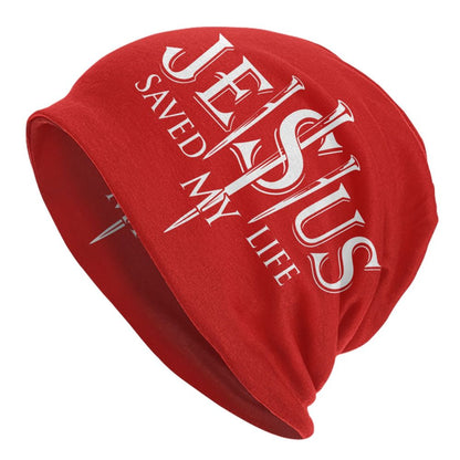 Custom Yeshua Jesus Christian Skullies Beanies Caps Unisex Winter Warm Knit Hat Adult Religion Faith Bonnet Hats Outdoor Ski Cap