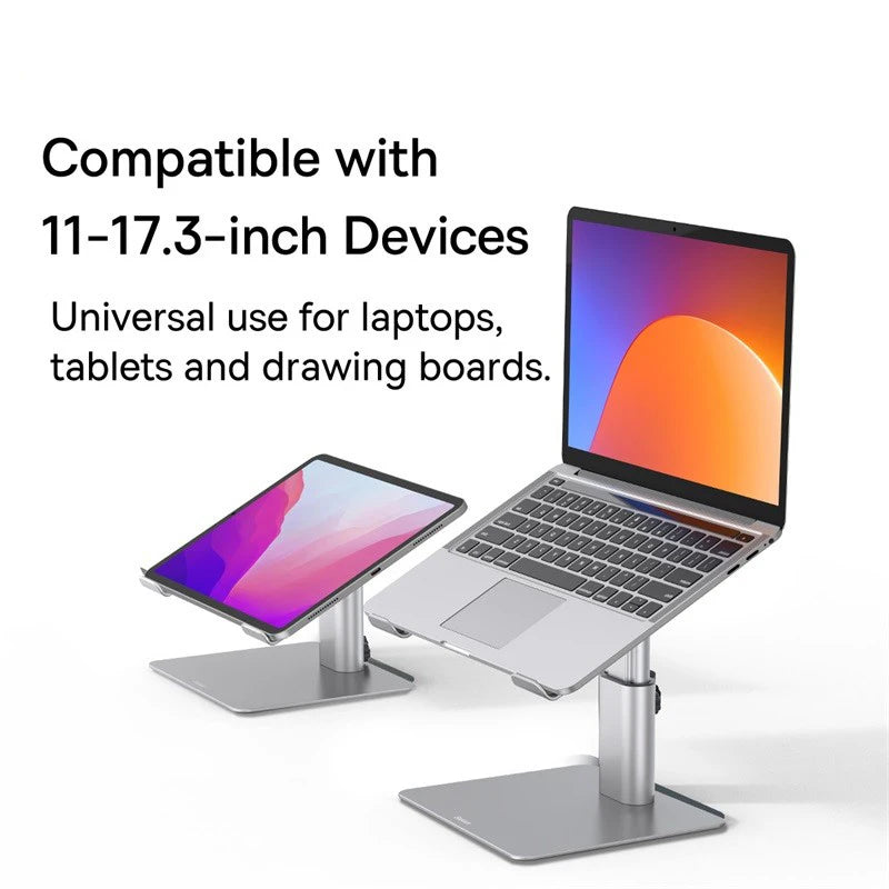 Baseus Foldable Aluminum Laptop Stand – Sleek, Adjustable, and Built for Productivity! 💻