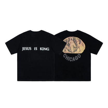 Must-Have Kanye West 'JESUS IS KING' T-Shirt – Limited Edition 1:1 Foam Print!