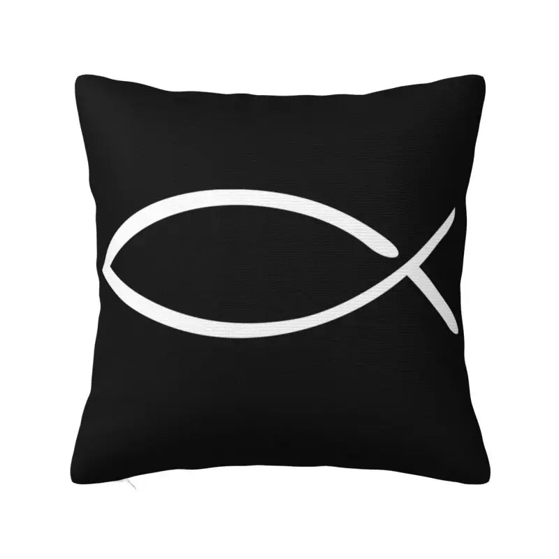 Modern Faith Meets Home Comfort: Jesus 'The Way, The Truth, The Life' Cushion Cover