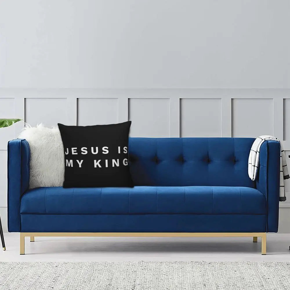 Modern Faith Meets Home Comfort: Jesus 'The Way, The Truth, The Life' Cushion Cover