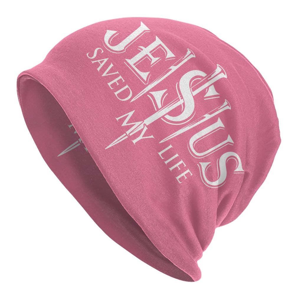 Custom Yeshua Jesus Christian Skullies Beanies Caps Unisex Winter Warm Knit Hat Adult Religion Faith Bonnet Hats Outdoor Ski Cap