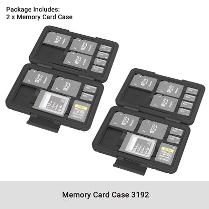 SmallRig Memory Card Case Holder Memory Card Storage Holder Anti-Shock Anti-Fall and Scratch DSLR Camera Rig 2832