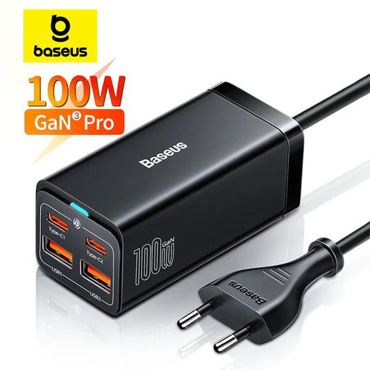 🔥 Power Smarter, Charge Faster – Baseus GaN3 Desktop Charger (100W/65W)