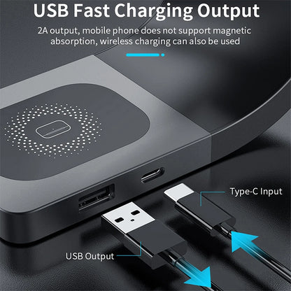 4-in-1 Magnetic Wireless Charging Station – Simplify Your Tech Life!