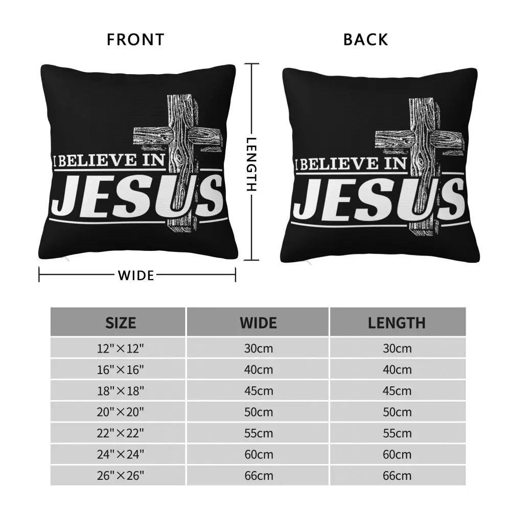 Modern Faith Meets Home Comfort: Jesus 'The Way, The Truth, The Life' Cushion Cover