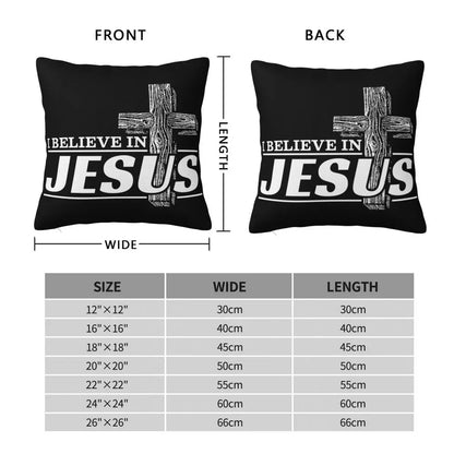 Modern Faith Meets Home Comfort: Jesus 'The Way, The Truth, The Life' Cushion Cover