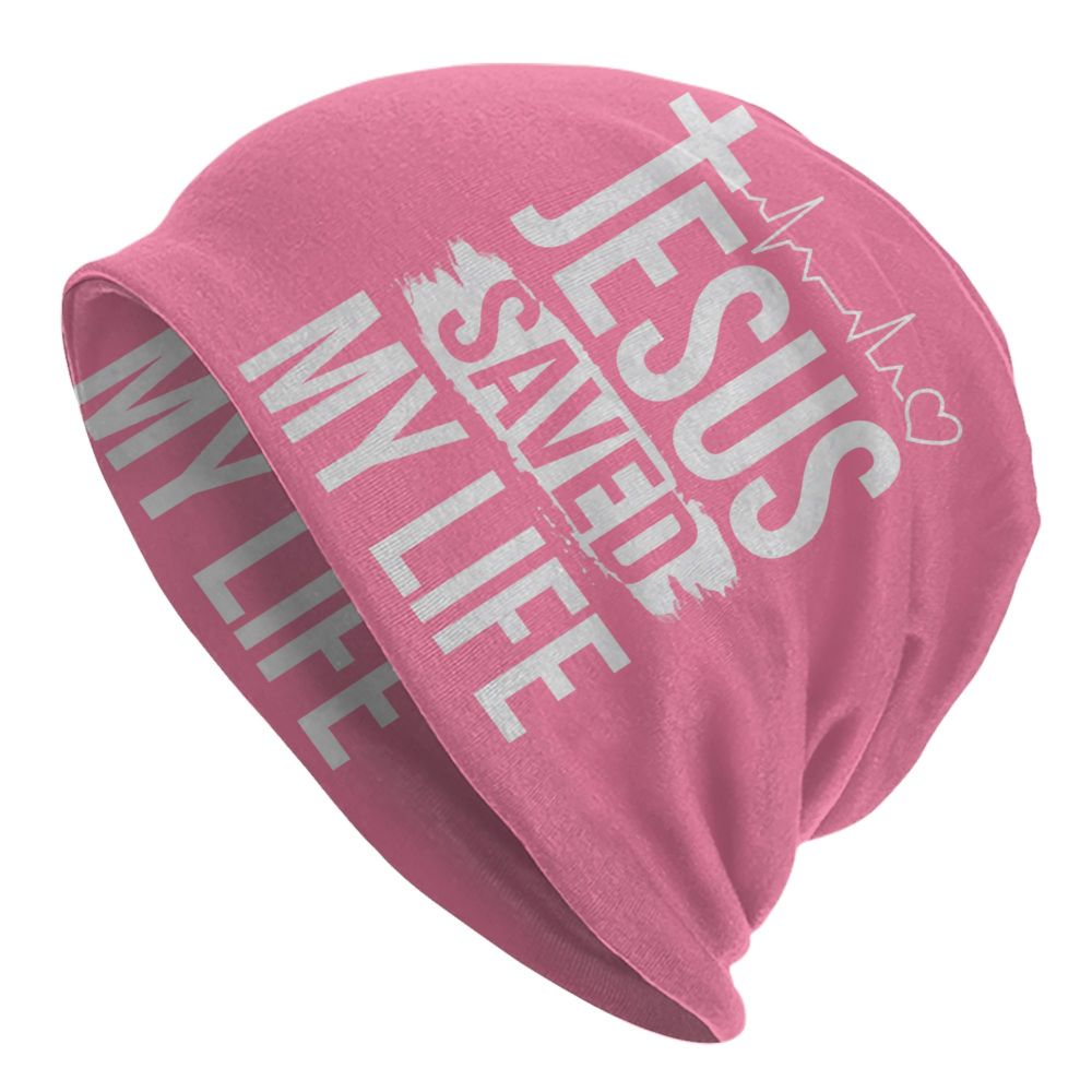 Custom Yeshua Jesus Christian Skullies Beanies Caps Unisex Winter Warm Knit Hat Adult Religion Faith Bonnet Hats Outdoor Ski Cap