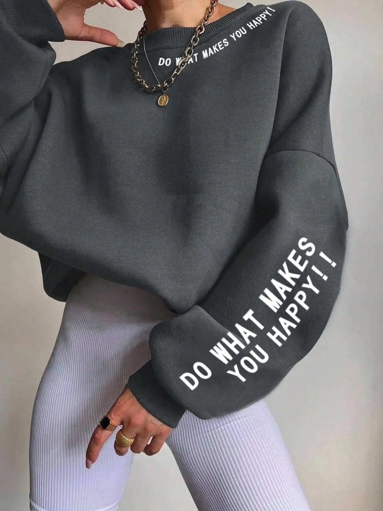 Do What Makes You Happy: Embrace Your Joy with This Cozy Sweatshirt