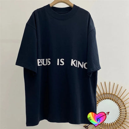 Must-Have Kanye West 'JESUS IS KING' T-Shirt – Limited Edition 1:1 Foam Print!