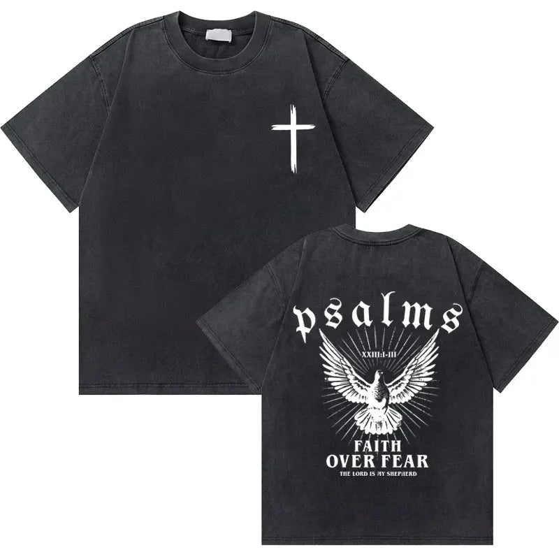 🔥 Washed Vintage “God Loves You” Tee – The Good News You Can Wear!