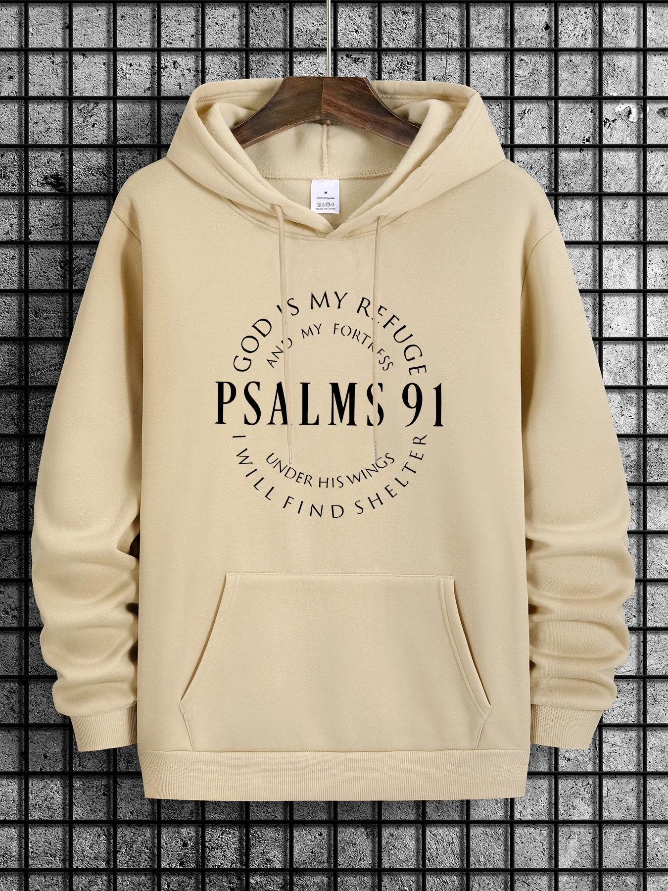 PSALM 91 Graphic Hoodie for Men – Faith Meets Comfort in Style!