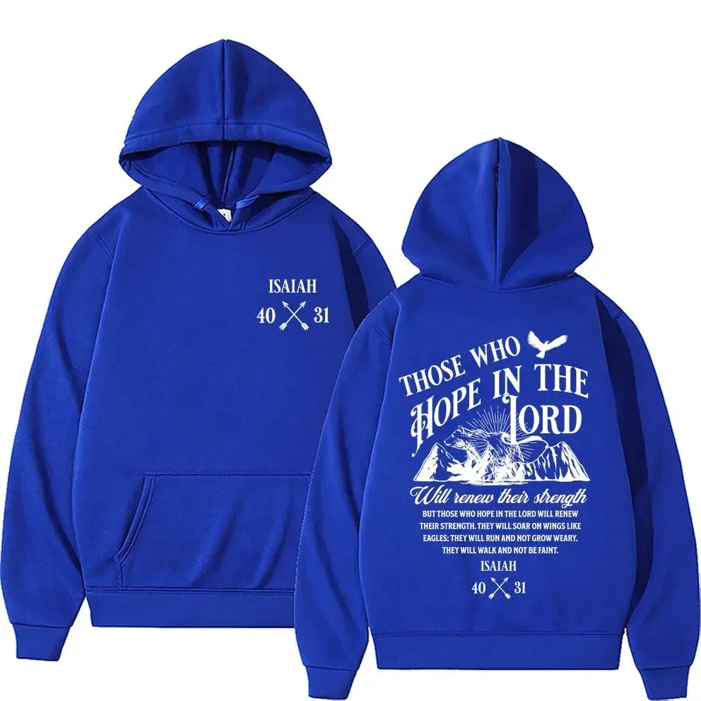 ✝️ Stay Warm in Faith – Y2K Jesus Letter Print Hoodie 🔥