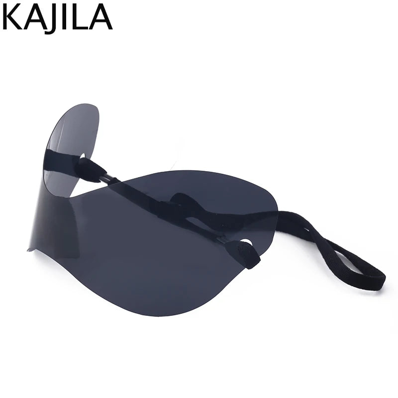 🕶️ Step Into the Future of Cool – Oversized Punk Rimless Y2K Sunglasses (2025 Edition)