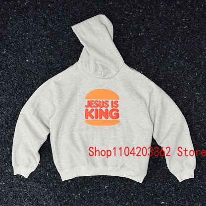 Limited Edition Kanye West 'JESUS IS KING' Hoodie – The Ultimate Hip-Hop Streetwear Flex!