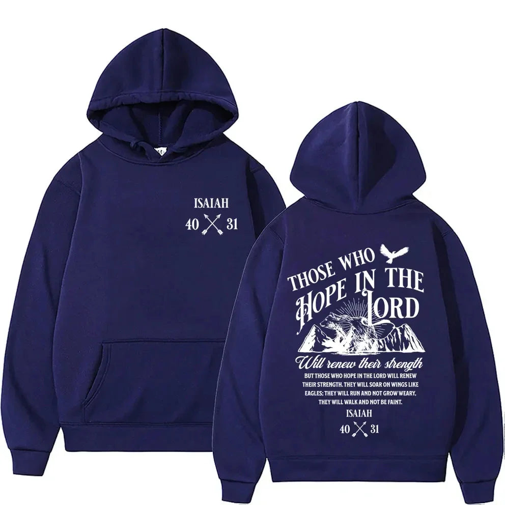 ✝️ Stay Warm in Faith – Y2K Jesus Letter Print Hoodie 🔥