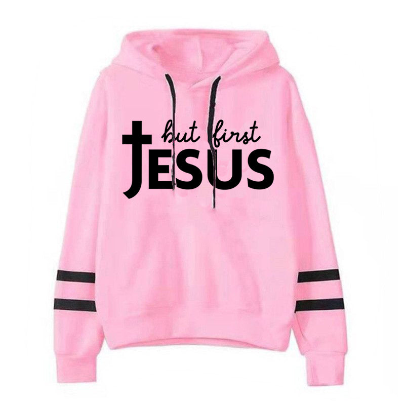 Faith Meets Fashion: Vintage Jesus Print Hoodie for Bold Believers