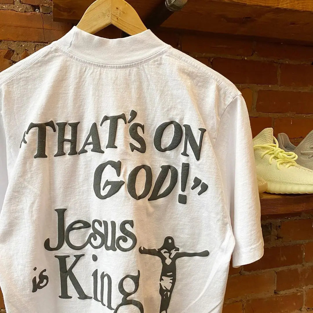 Must-Have Kanye West 'JESUS IS KING' T-Shirt – Limited Edition 1:1 Foam Print!