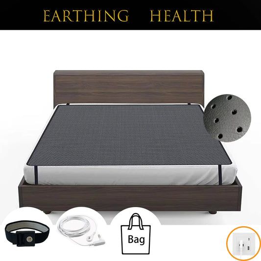 Sleep Grounded, Wake Restored – Premium Earthing Bed Sheet