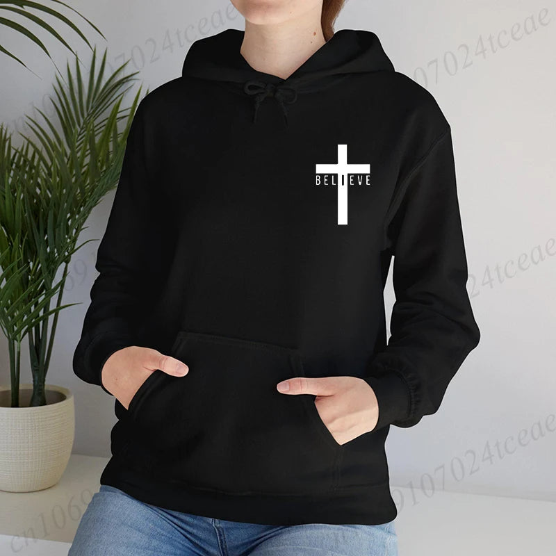 🔥 "There Is Power in the Name of Jesus" Christian Faith Hoodie – Unisex Graphic Sweatshirt for Women & Men!