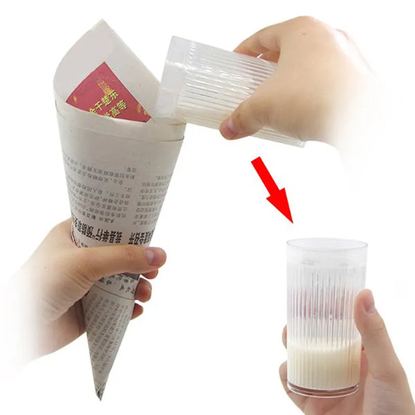 Milk Cup Magic Tricks Milk Disappear Stage Magic Props Close-Up Bar Street Illusion Accessories Gimmick Funny Magic Tool