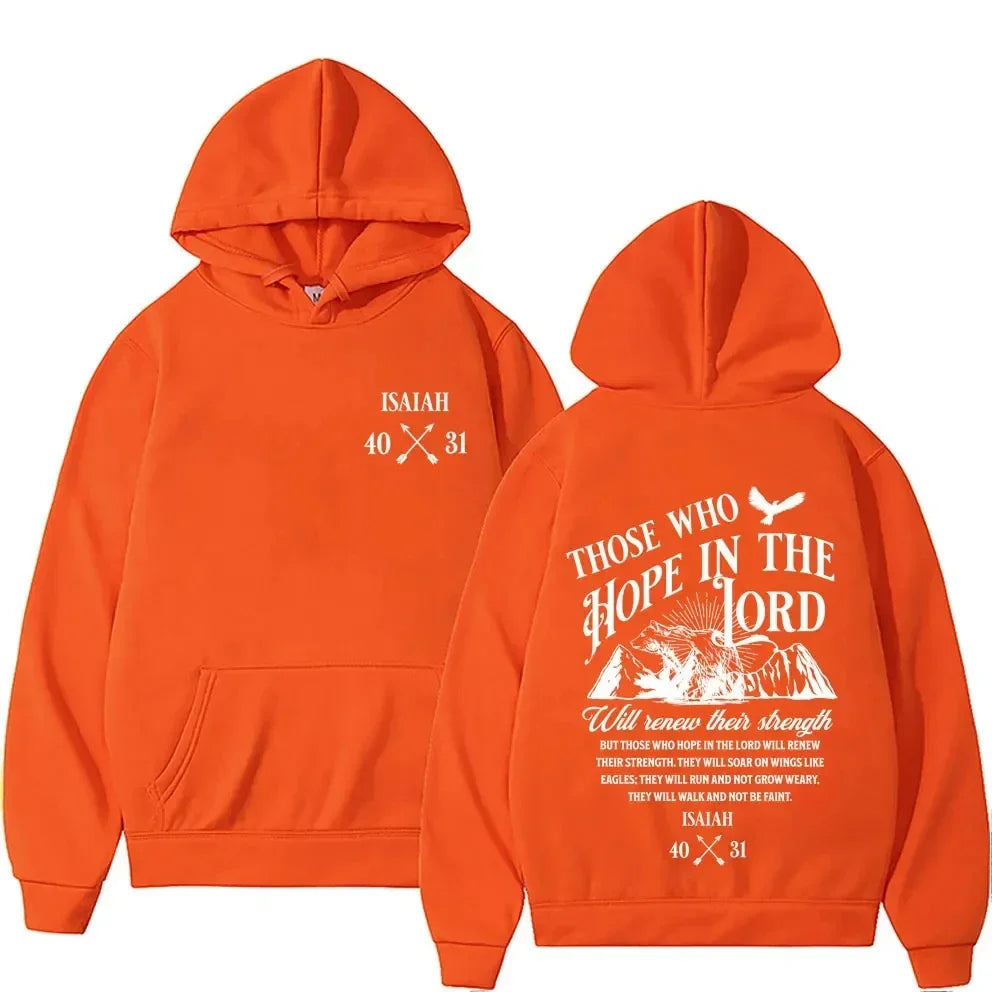 ✝️ Stay Warm in Faith – Y2K Jesus Letter Print Hoodie 🔥