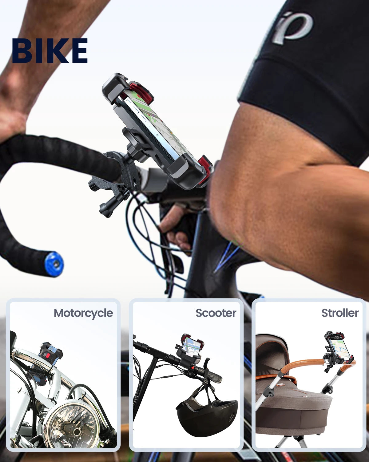 🚴 Ride Smarter, Not Harder! — Joyroom 360° Bike Phone Holder
Universal Shockproof Bracket for 4.7–7” Phones | GPS & Navigation Ready