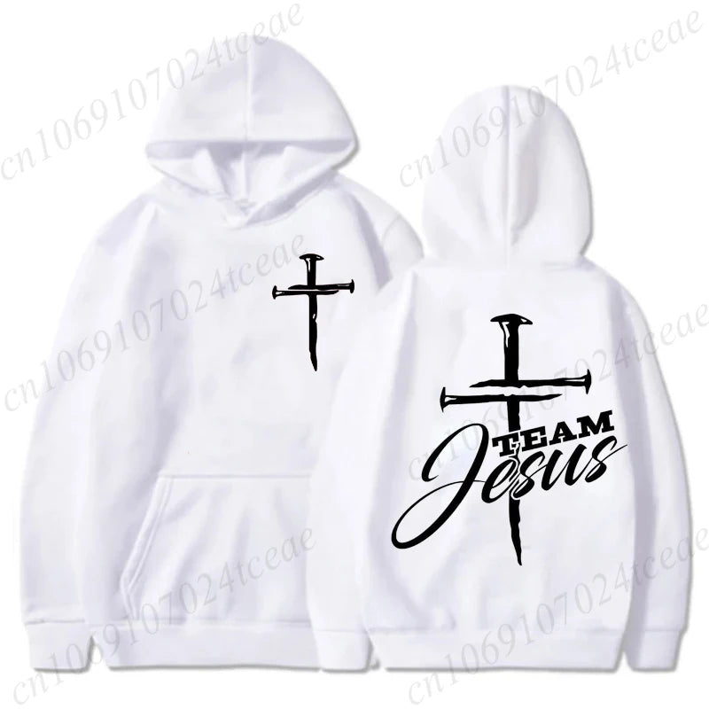 🔥 "There Is Power in the Name of Jesus" Christian Faith Hoodie – Unisex Graphic Sweatshirt for Women & Men!