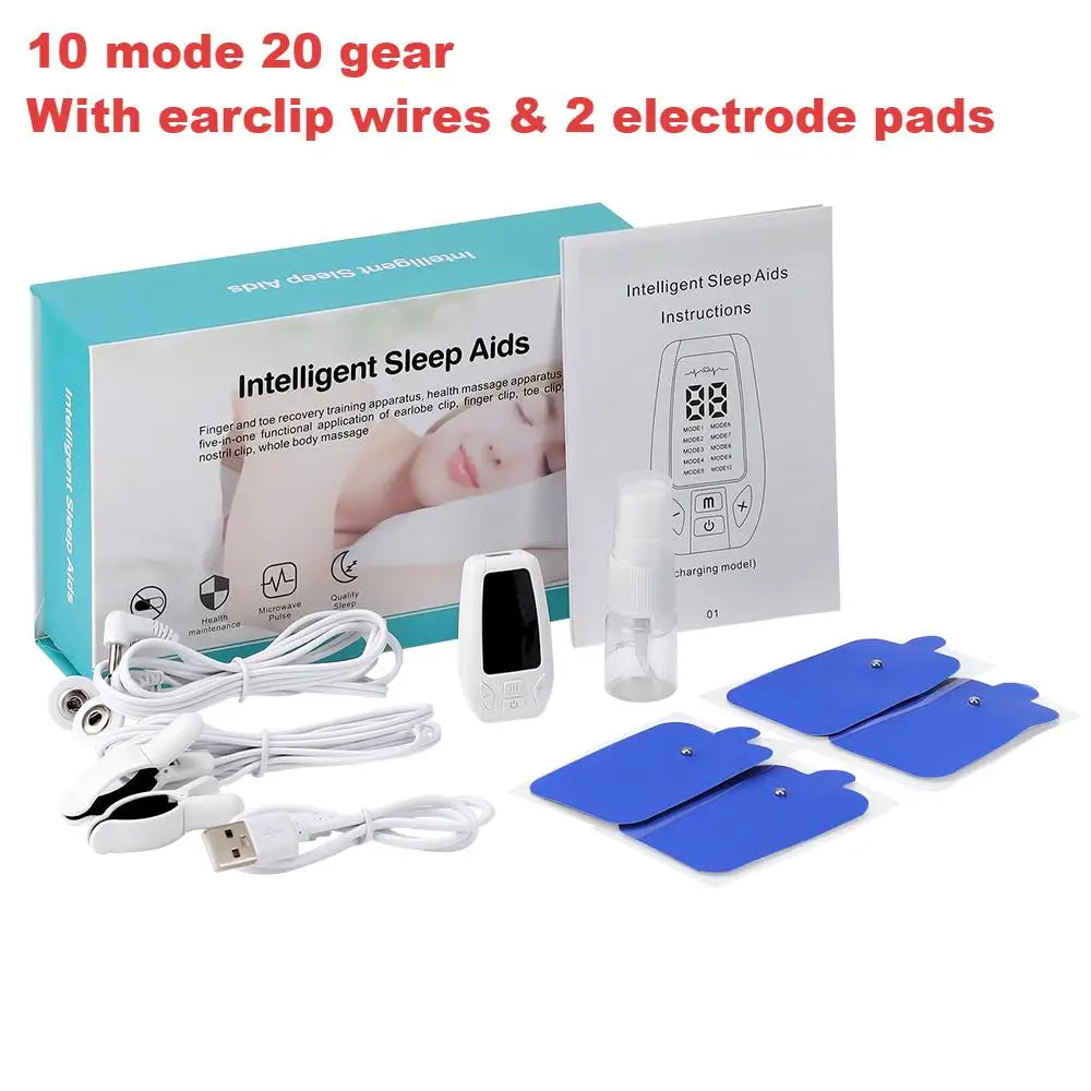 🌙 Sleep Better Tonight – CES Fast Sleep Aid Ear Clip for Anxiety, Migraine & Insomnia